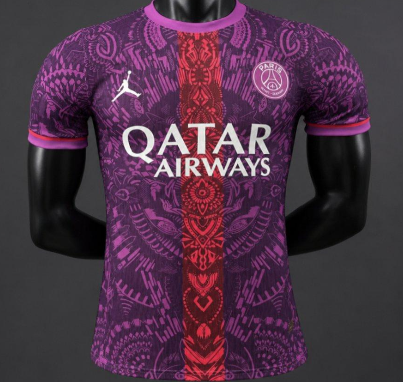 Player Version 26/27 Paris Saint-Germain Purple with Tribal Pattern Special Edition Jersey