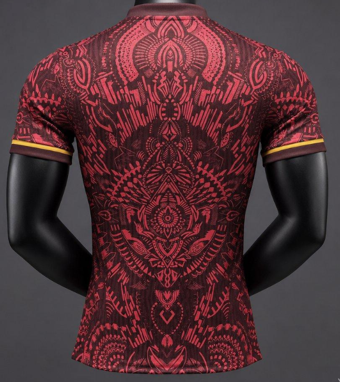 Player Version 26/27 Paris Saint-Germain Dark Red with Tribal Pattern Special Edition Jersey - Image 3