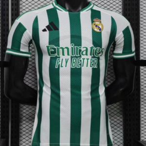 Player Version 26/27 Real Madrid Green & White Stripes Special Edition Jersey