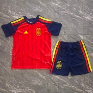 Two Stars Kids 2026 Spain Home jersey Player Version