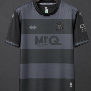 26/27 Queens Park Rangers Black & Dark Grey Stripes Third Jersey