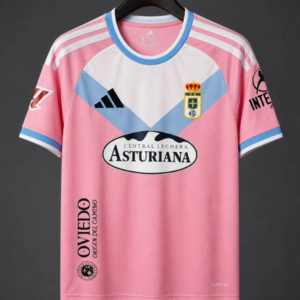26/27 Real Oviedo Away Pink Jersey