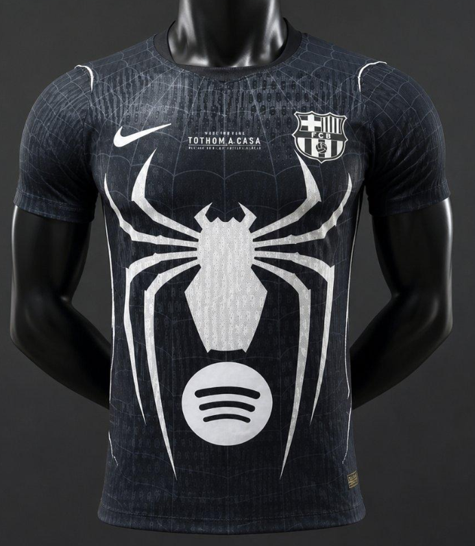 Player Version 26/27 Barcelona x Spider-Man Black Special Edition Jersey