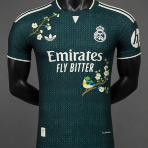 Player Version 26/27 Real Madrid Away Green "Floral Edition" Special Jersey