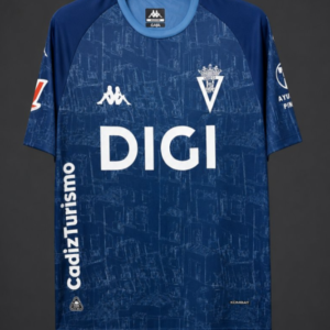 26/27 Cádiz CF Navy Blue with City Blueprint Pattern Away Jersey