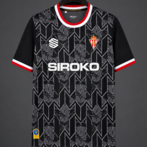 26/27 Sporting de Gijon Goalkeeper Home Black Jersey