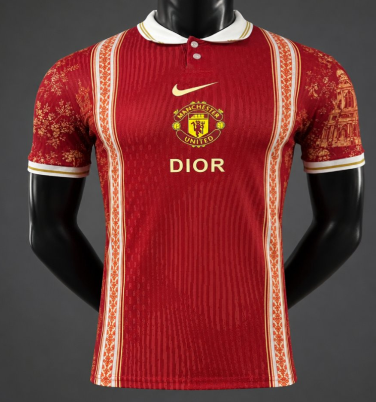Player Version 26/27 Manchester United x Nike x Dior Parisian Heritage Concept Polo Jersey