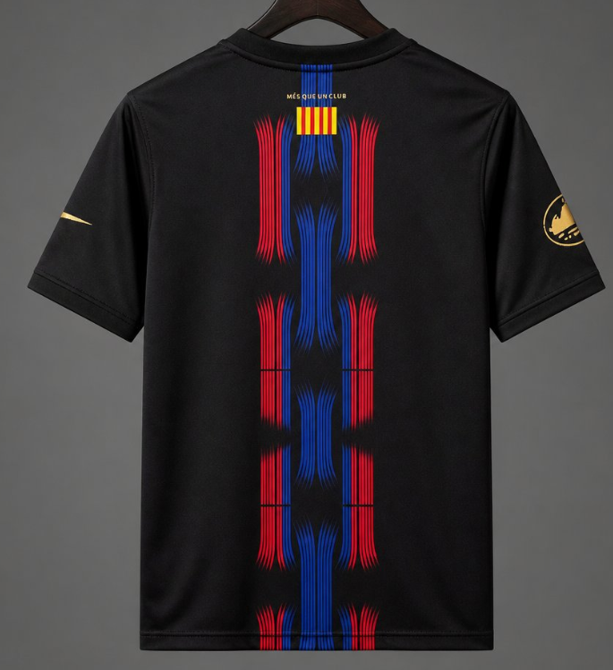 26/27 FC Barcelona Ed Sheeran × Spotify Special Edition Black Jersey - Image 2