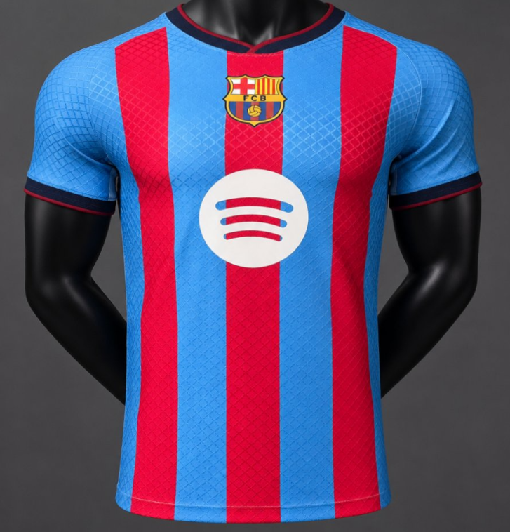 Player Version 26/27 Barcelona 125th Anniversay Red/Blue Jersey