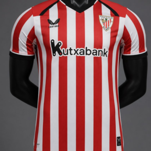 Player Version 26/27 Athletic Bilbao Home Red White Stripes Jersey
