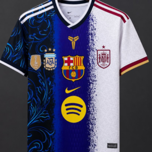 26/27 Messi Career Tribute Argentina × Barcelona × Spain Patchwork Special Fan Edition Jersey
