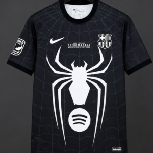 26/27 Barcelona x Spider Black Jersey