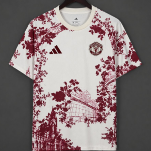 26/27 Manchester United Training Floral White Jersey