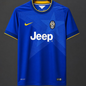 Retro 14/15 Juventus Royal Blue with Yellow Accents Away Jersey