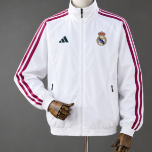 Real Madrid 26/27 Full Zip Jacket - White