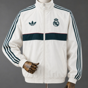 Real Madrid 26/27 Full Zip Jacket - White