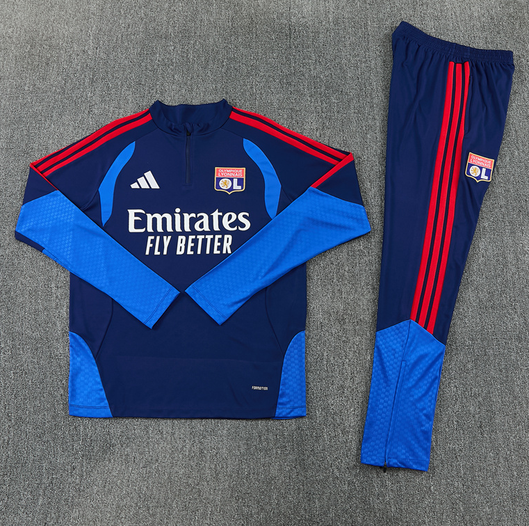 2627 olympique Lyonnais Training Set - Navy Blue