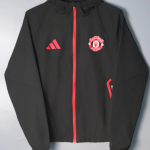 2627 Manchester United Windbreaker - Black