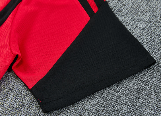 2627 Manchester United short-sleeved training set - Red - Image 6