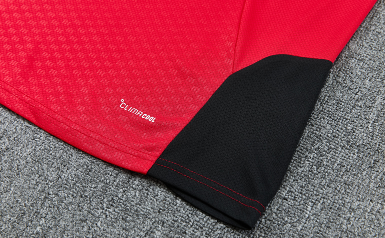 2627 Manchester United short-sleeved training set - Red - Image 7