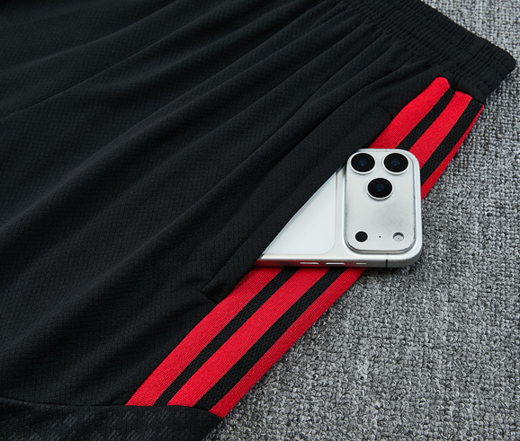 2627 Manchester United short-sleeved training set - Red - Image 12