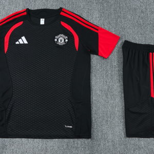 2627 Manchester United short-sleeved training set - Black