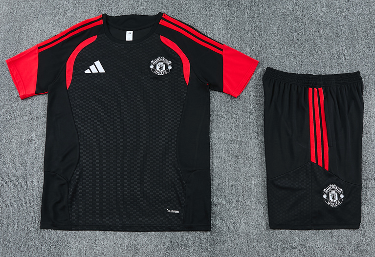2627 Manchester United short-sleeved training set - Black