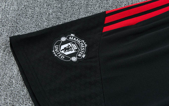 2627 Manchester United short-sleeved training set - Black - Image 10