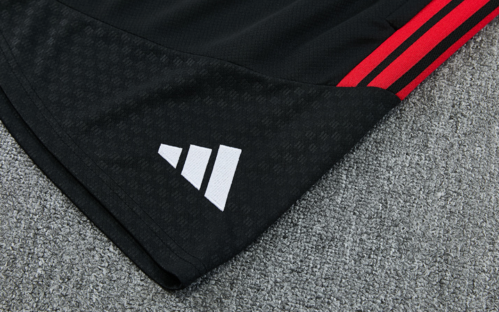 2627 Manchester United short-sleeved training set - Black - Image 11