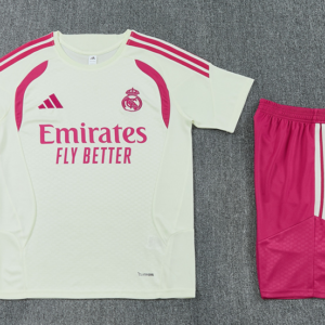 2627 Real Madrid short-sleeved training set - Beige