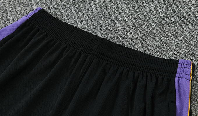 2627 Barcelona Short-Sleeved Training Set - Black - Image 8
