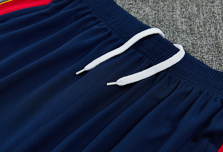 2627 Barcelona Short-Sleeved Training Set - Red and Blue - Image 7