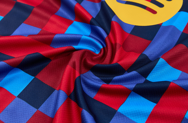 2627 Barcelona Short-Sleeved Training Set - Red and Blue - Image 12