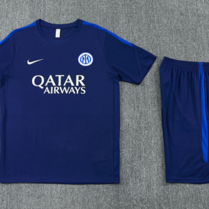 2627 Inter Milan short-sleeved training set - Navy Blue
