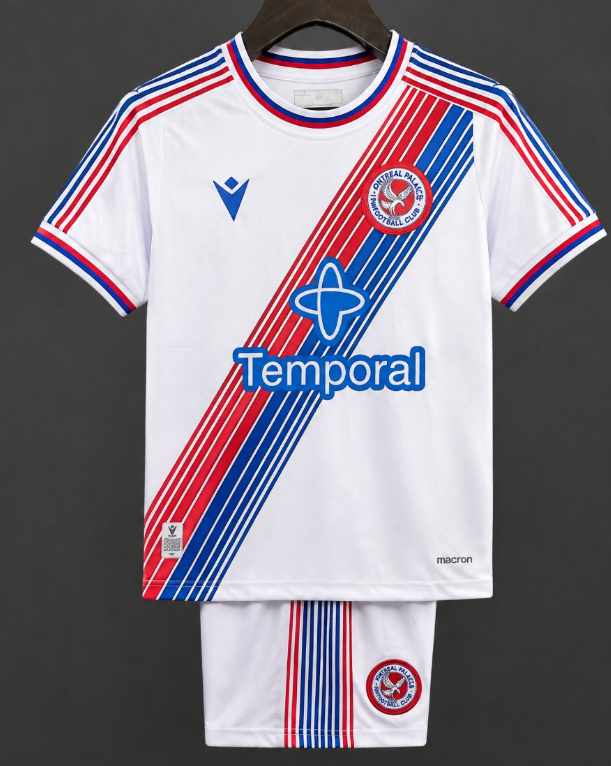 26/27 Kids Crystal Palace Home White Jersey
