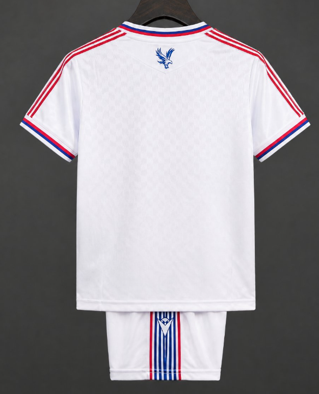 26/27 Kids Crystal Palace Home White Jersey - Image 2