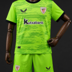 26/27 Kids Athletic  Bilbao Goalkeeper Away Light Green Jersey